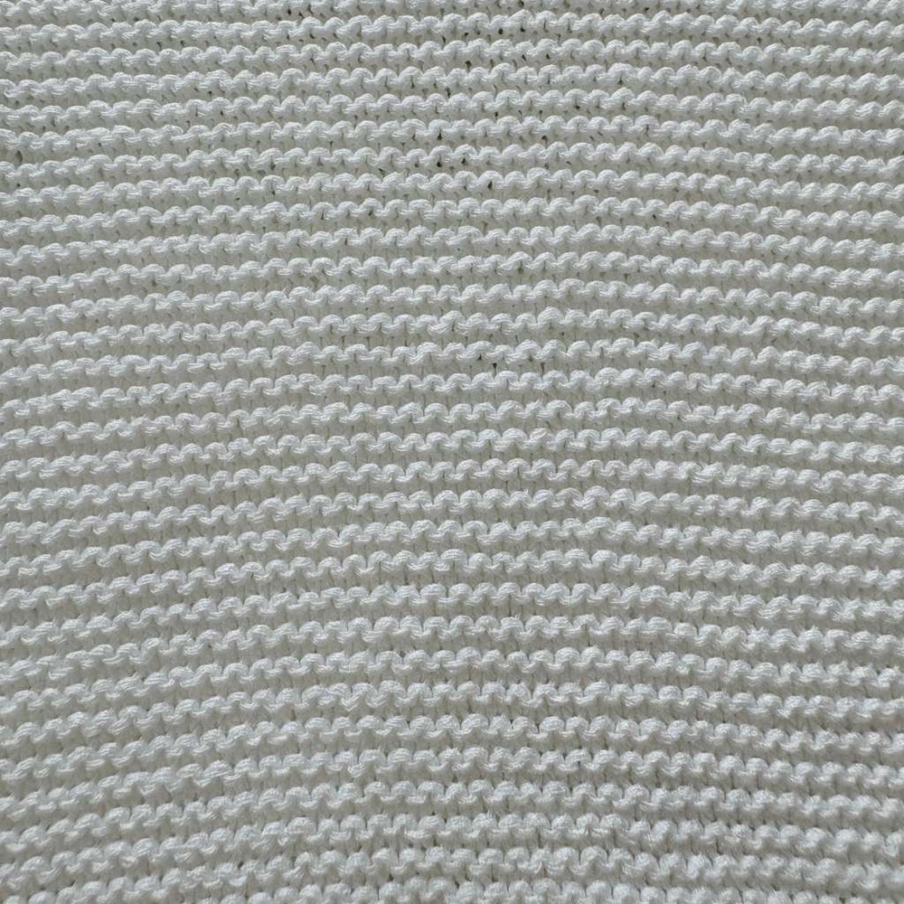 LOFT White Knit Short-Sleeve Pullover Top - Picture 7 of 8